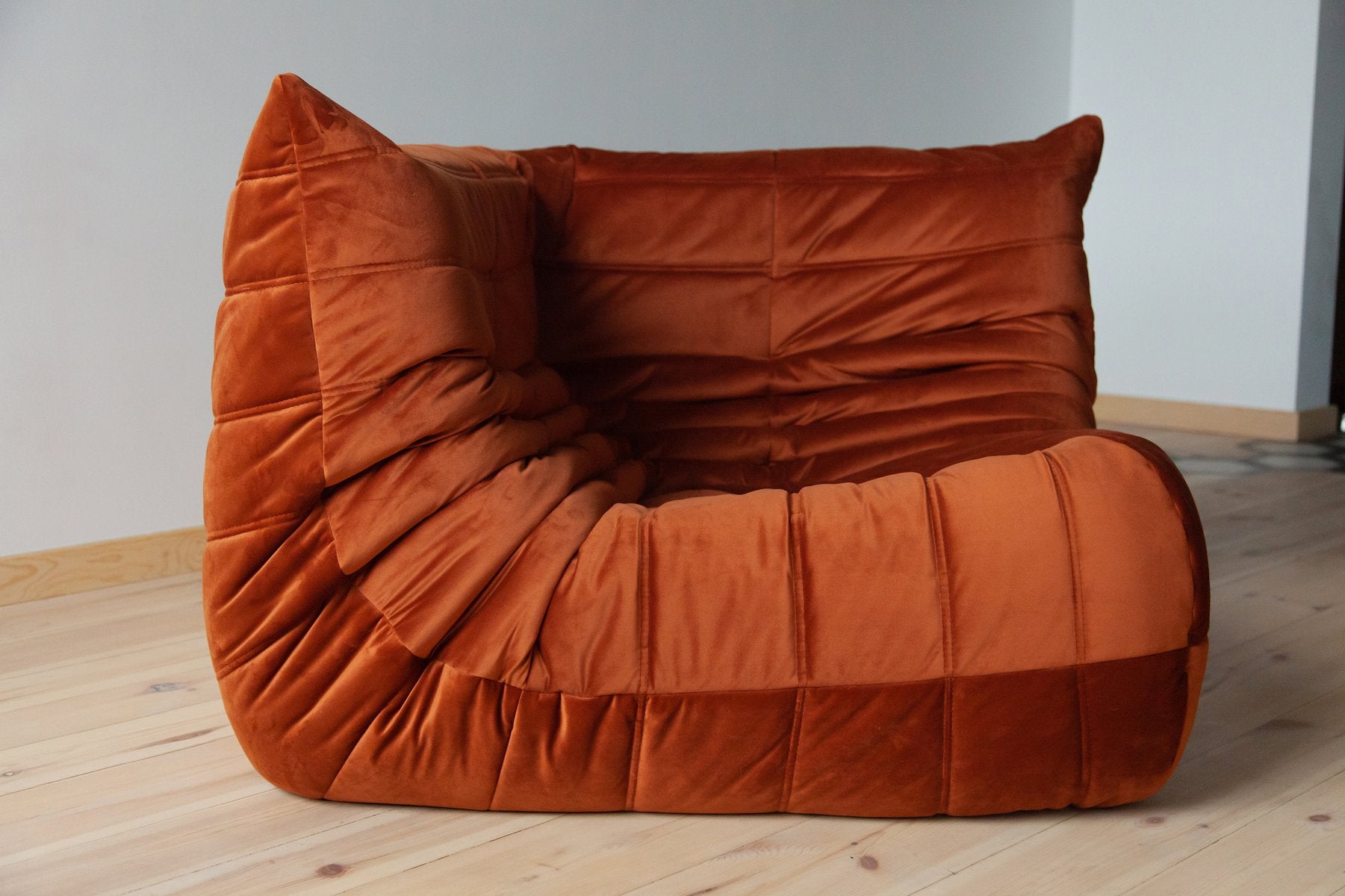 Set_of_3_Togo_Living_Room_Sofas_in_Amber_Fabric_by_Michel_Ducaroy_for_Ligne_Roset,_1979