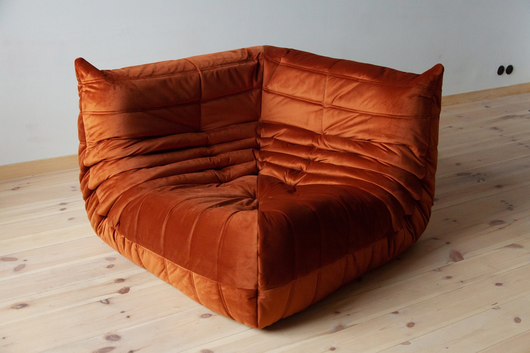 Set_of_3_Togo_Living_Room_Sofas_in_Amber_Fabric_by_Michel_Ducaroy_for_Ligne_Roset,_1979