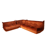 Set_of_3_Togo_Living_Room_Sofas_in_Amber_Fabric_by_Michel_Ducaroy_for_Ligne_Roset,_1979