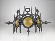 Set_of_3_Wall_sculpture_appliques_in_wrought_iron_and_blown_glass