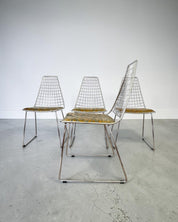 Set_of_4_Chrome_Wire_Dining_Chairs_in_the_Style_of_Harry_Bertoia_with_D'Alessio_Galliano_Leather,_Italy,_1970s