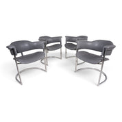 Set_of_4_Armchairs_by_Vittorio_Introini_for_Mario_Sabot,_Chrome_and_Grey,_Italy,_1970s