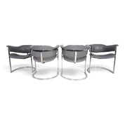Set_of_4_Armchairs_by_Vittorio_Introini_for_Mario_Sabot,_Chrome_and_Grey,_Italy,_1970s