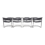 Set_of_4_Armchairs_by_Vittorio_Introini_for_Mario_Sabot,_Chrome_and_Grey,_Italy,_1970s