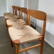 Set_of_4_Øresund_Model_537_Oak_and_Papercord_Dining_Chairs_by_Børge_Mogensen,_1950s
