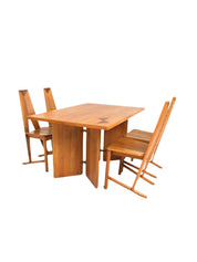Set_of_4_Dinning_Chair_and_Table_by_Søren_Nissen_&_Ebbe_Gehl