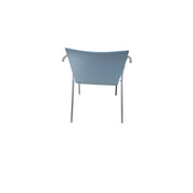 Set_of_4_Fritz_Hansen_Armchair_in_Light_Blue_with_Chrome_Frame