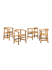 Set_of_4_Hans_J._Wegner_PP201_Dining_Chairs_for_PP_Møbler_in_Oak_and_Paper_Cord,_Denmark,_1970s