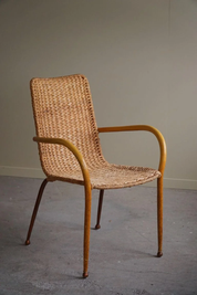Set_of_4_Italian_Vintage_Armchairs_in_Wicker_&_Birch,_Mid-Century_Modern,_1950