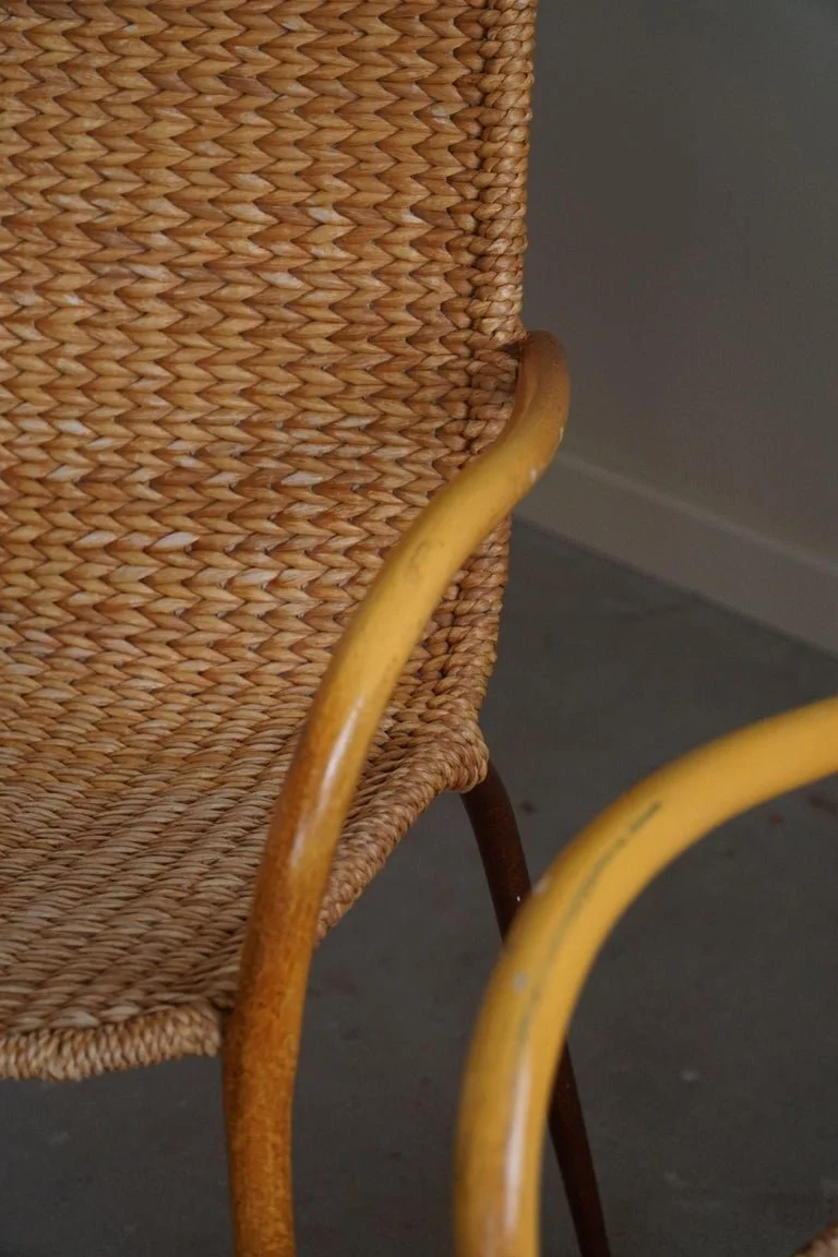 Set_of_4_Italian_Vintage_Armchairs_in_Wicker_&_Birch,_Mid-Century_Modern,_1950