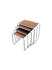 Set_of_4_Marcel_Breuer_B9_Bauhaus_Nesting_Tables_in_Tubular_Steel_and_Wood,_Czechoslovakia,_1930s