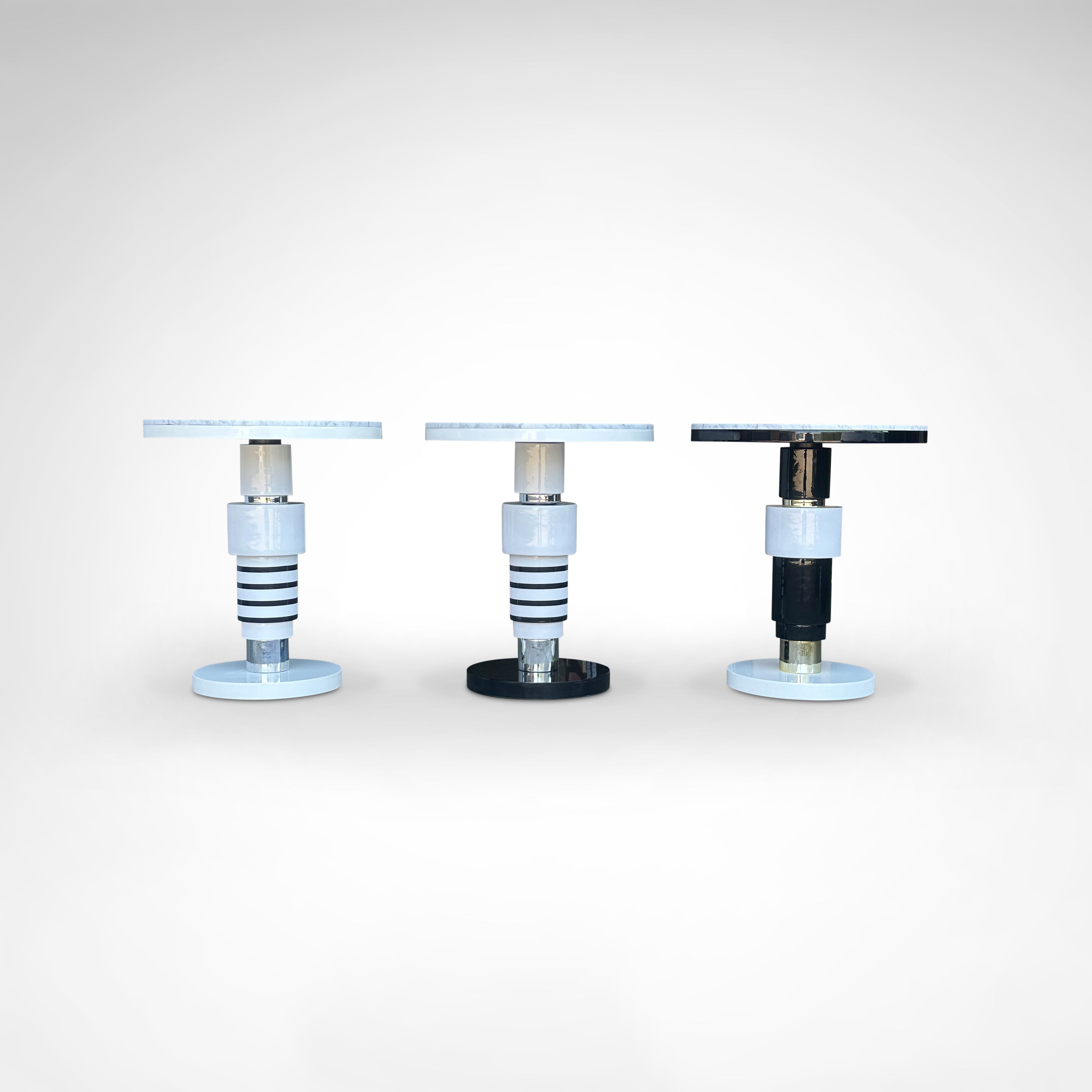 Set_of_3_Modular_Side_Tables_by_Casalto_in_Marble,_Ceramic_and_Brass,_Belgium