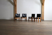 Set_of_4_Monk_Dining_Chairs_in_black_leather_By_Afra_And_Tobia_Scarpa_For_Molteni_1974