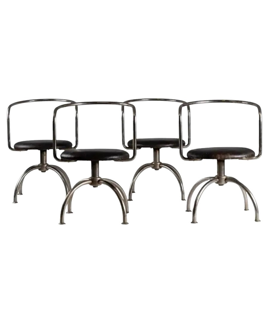 Set_of_4_Pauli_Blomstedt_Rare_Tubular_Steel_Chairs_for_Merivaara,_1930s,_Finland