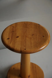 Set_of_4_Rainer_Daumiller_Pine_Stools,_Danish_Organic_Modern_Design