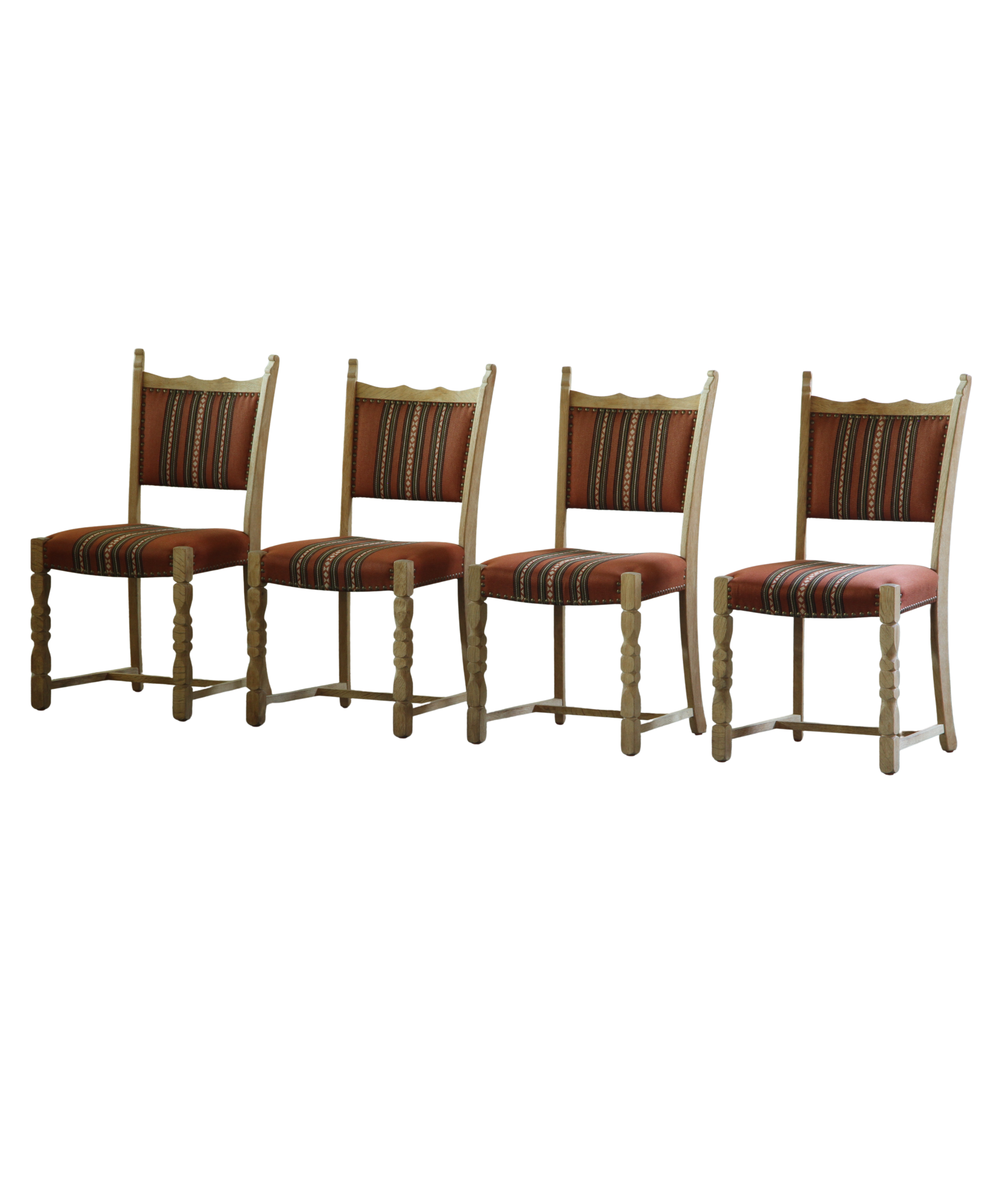 Set_of_4_Scandinavian_Folk_Modern_Oak_Dining_Chairs_with_Patterned_Upholstery