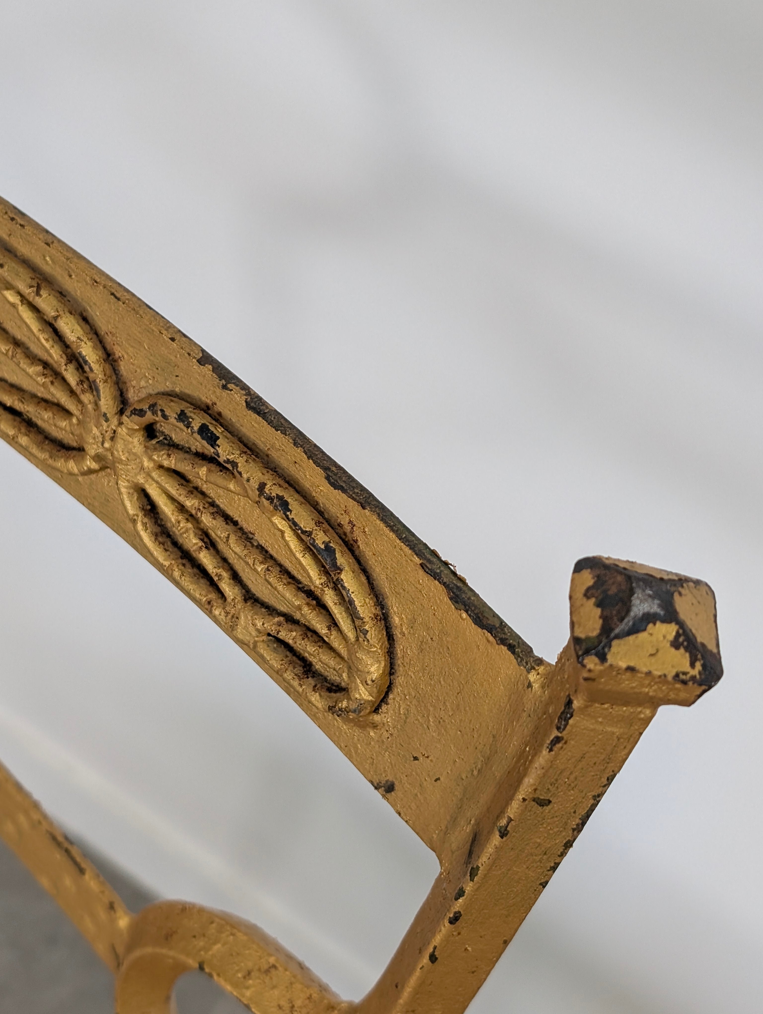 Set_of_4_Spanish_Gilt_Wrought_Iron_Chairs_with_Floral_Upholstery,_1980s
