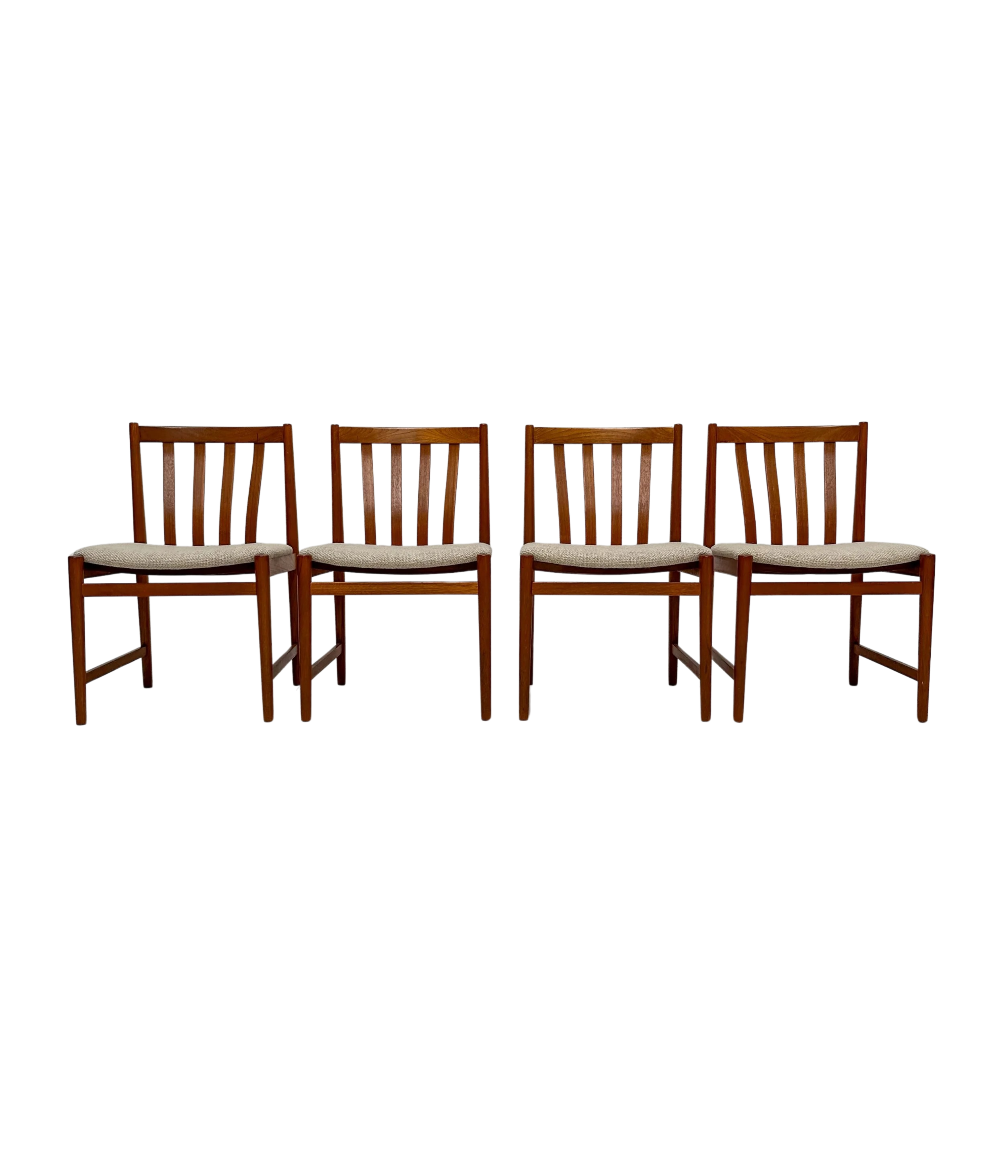 Set_of_4_Teak_Dining_Chairs_by_Slagelse_Møbelværk,_Beige_Upholstery,_Danish_Mid-Century_Modern,_1960s–1970s