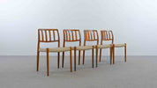 Set_of_4_Model_83_Teak_Dining_Chairs_by_Niels_Otto_Møller_for_J.L._Møllers