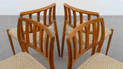 Set_of_4_Model_83_Teak_Dining_Chairs_by_Niels_Otto_Møller_for_J.L._Møllers