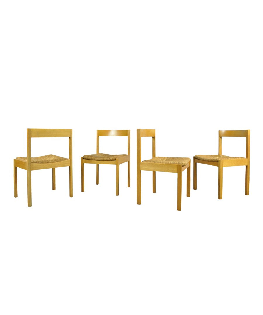 Set_of_4_Vintage_oak_with_wicker_dining_chairs_by_Gerard_Geytenbeek,_1960s