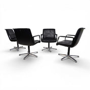 Set_of_4_Wilkhahn_Delta_Swivel_Chairs_in_Black_Leather,_Germany_1970s