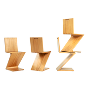 Set_of_4_Zig_Zag_Chairs_After_Gerrit_Rietveld,_Solid_Ash_Cantilever_Chair,_Dutch_De_Stijl_Design