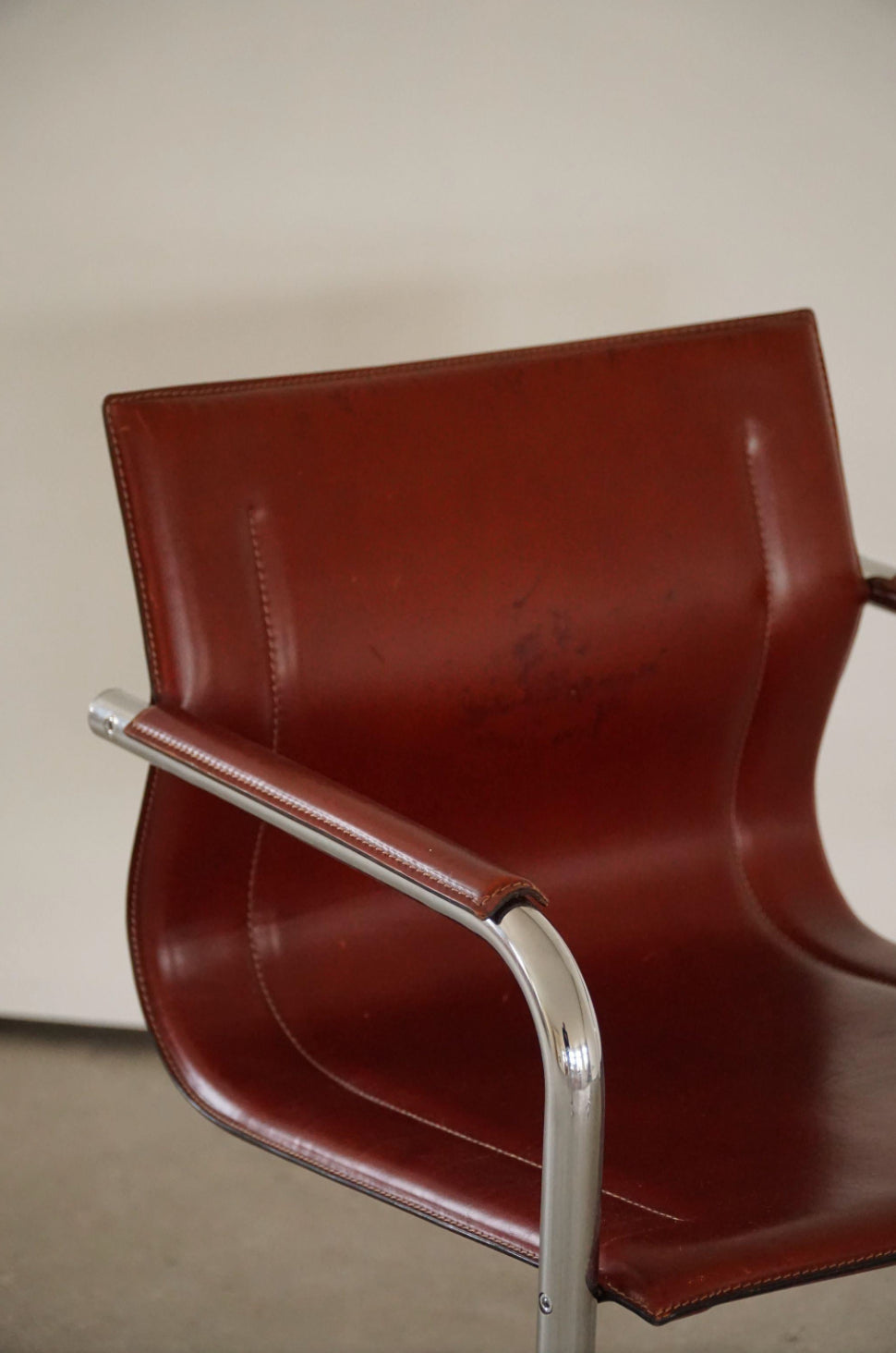 Set_of_5_Cantilever_Armchairs_in_Leather_by_Matteo_Grassi,_Model_MG15,_1970s