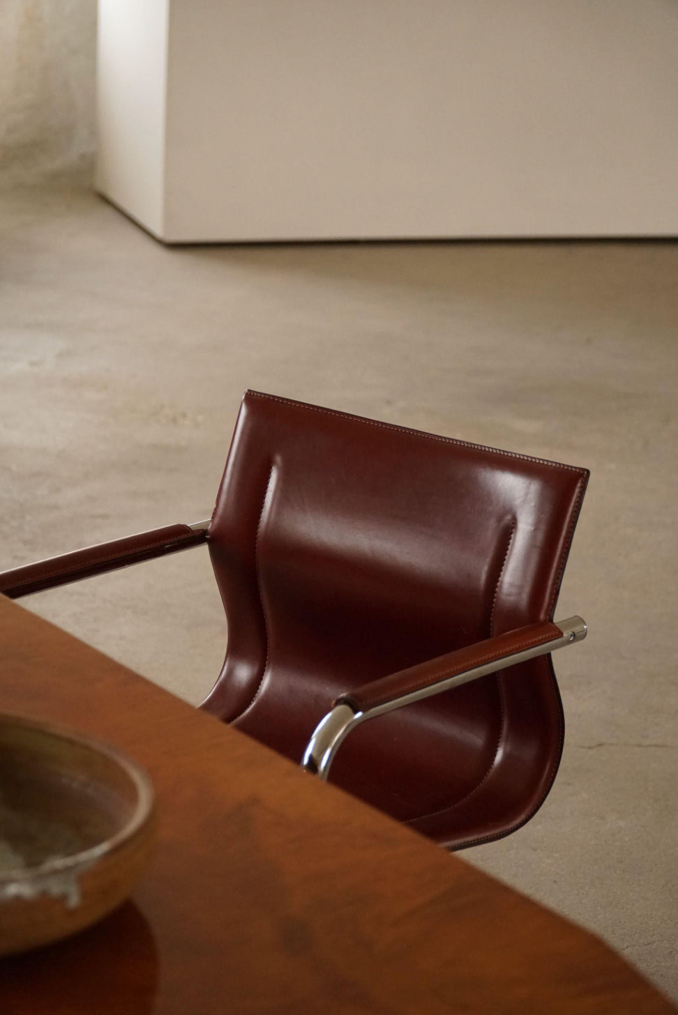 Set_of_5_Cantilever_Armchairs_in_Leather_by_Matteo_Grassi,_Model_MG15,_1970s