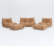 Set_of_5-Piece_Togo_sofas_by_Michel_Ducaroy_for_Ligne_Roset,_Coral_Corduroy,_France,_1979