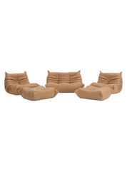 Set_of_5-Piece_Togo_sofas_by_Michel_Ducaroy_for_Ligne_Roset,_caramel_fabric,_France,_1979
