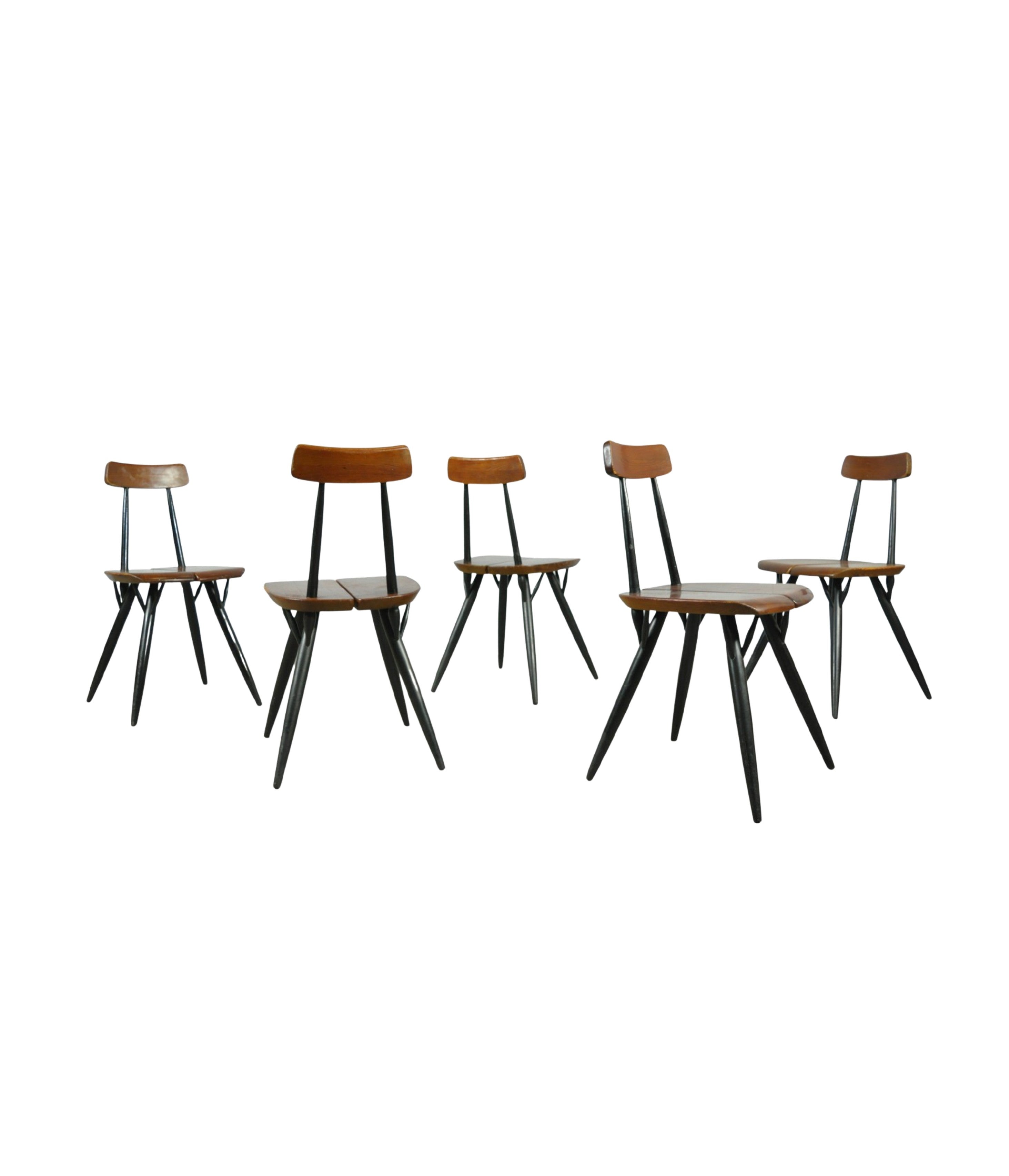 Set_of_5_PIRKKA_dining_chairs_by_Ilmari_Tapiovaara_for_Laukaan_Puu,_Finland_1950s