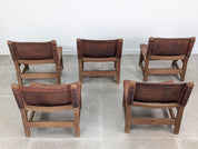Set_of_5_Spanish_Leather_and_Oak_Chairs,_Paco_Muñoz_Style,_1960s