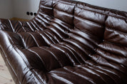 Set_of_5_Togo_Living_Room_Sofas_in_Dark_Brown_Shiny_Leather_by_Michel_Ducaroy_for_Ligne_Roset,_1980