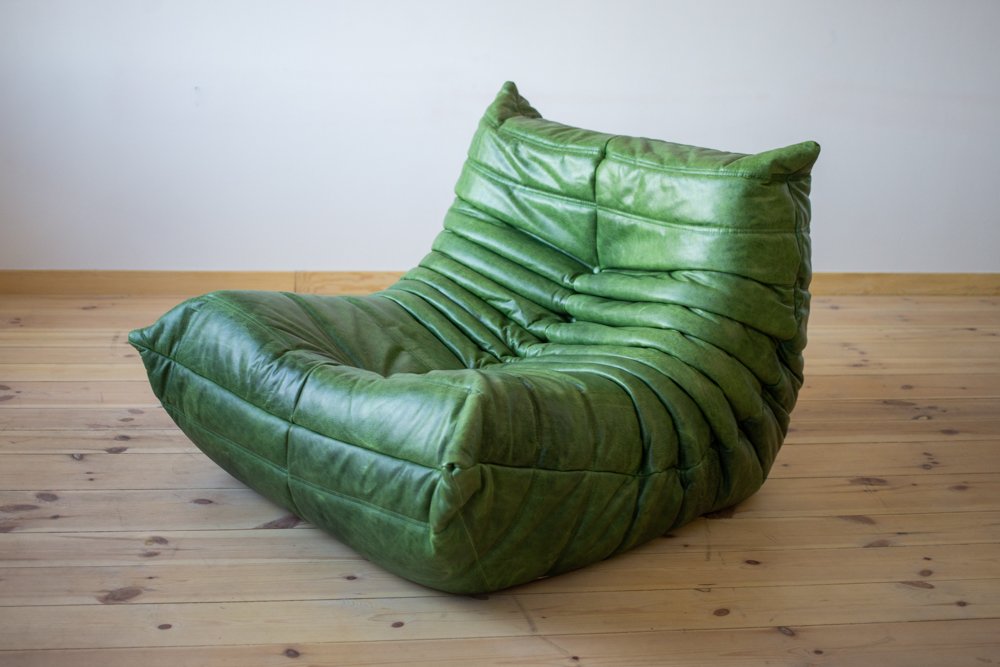 Set_of_5_Togo_Living_Room_Sofas_in_Green_Leather__by_Michel_Ducaroy_for_Ligne_Roset,_1982