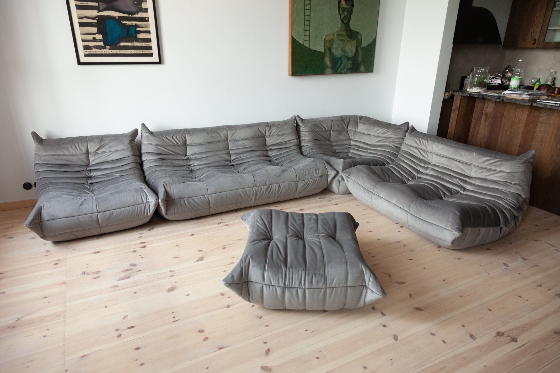 Set_of_5_Togo_Living_Room_Sofas_in_Grey_Velvet_by_Michel_Ducaroy_for_Ligne_Roset,_1981