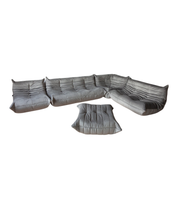Set_of_5_Togo_Living_Room_Sofas_in_Grey_Velvet_by_Michel_Ducaroy_for_Ligne_Roset,_1981