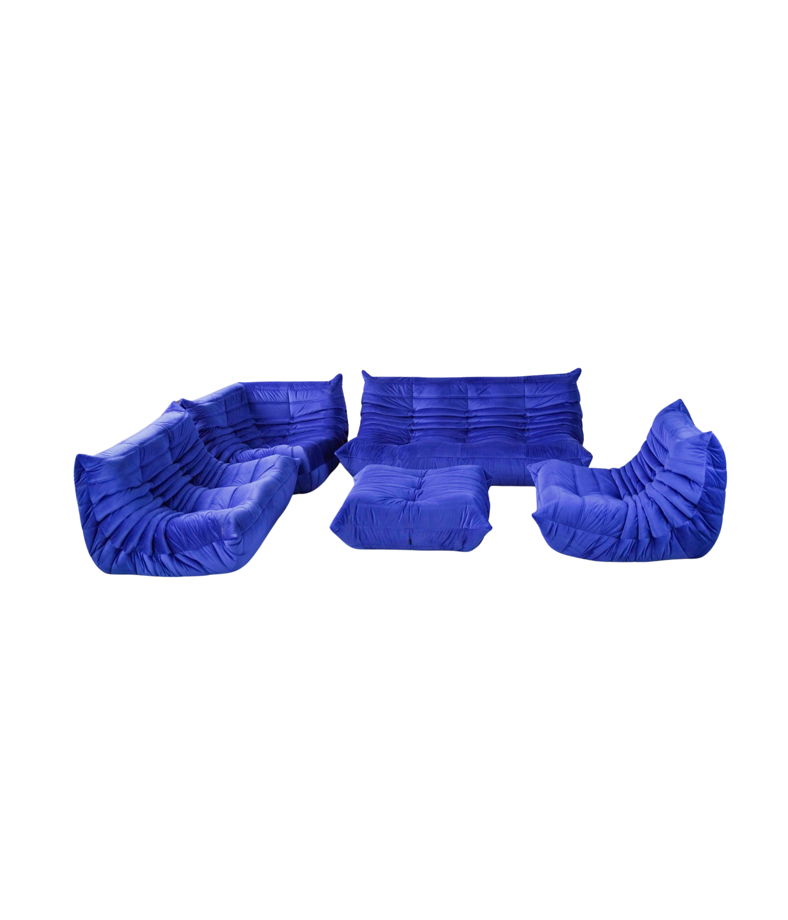 Set_of_5_Togo_Living_Room_Sofas_in_Velvet_Blue_by_Michel_Ducaroy_for_Ligne_Roset,_1979