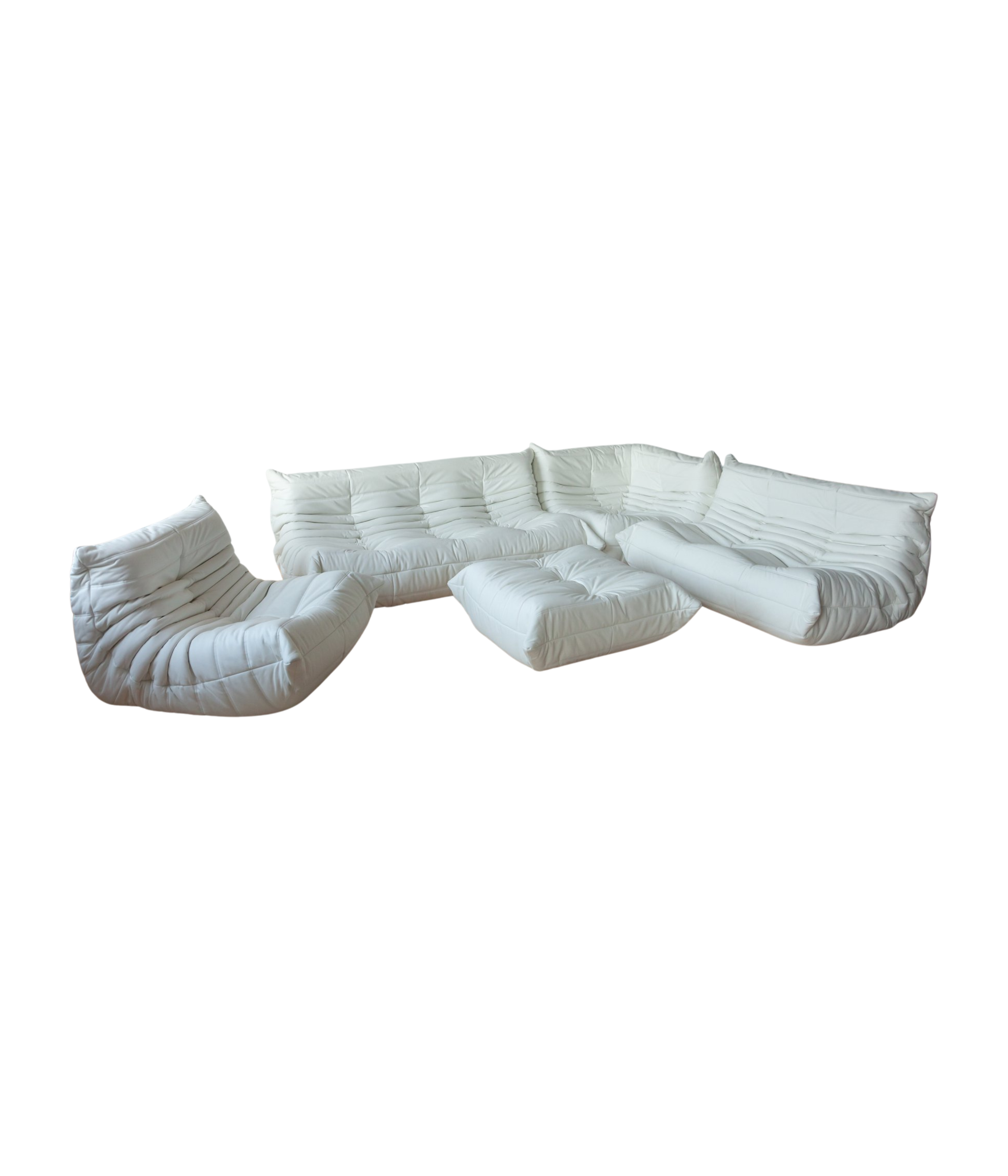 Set_of_5_Togo_Living_Room_Sofas_in_White_Leather_by_Michel_Ducaroy_for_Ligne_Roset,_1981