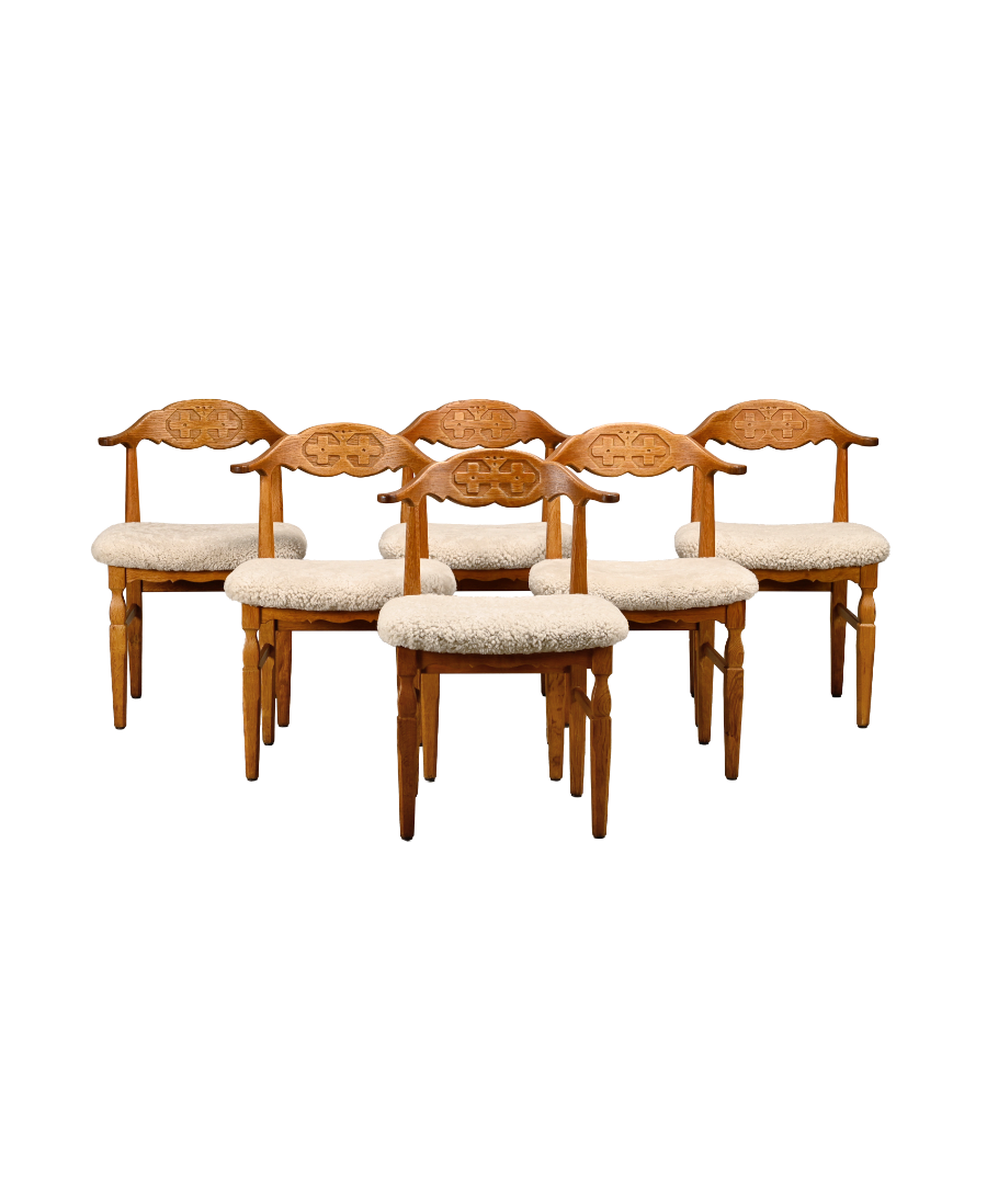 Set_of_6_Brutalist_Oak_Dining_Chairs_by_Henning_Kjærnulf_for_EG_Kvalitetsmøbel,_Danish_Mid_Century_Modern