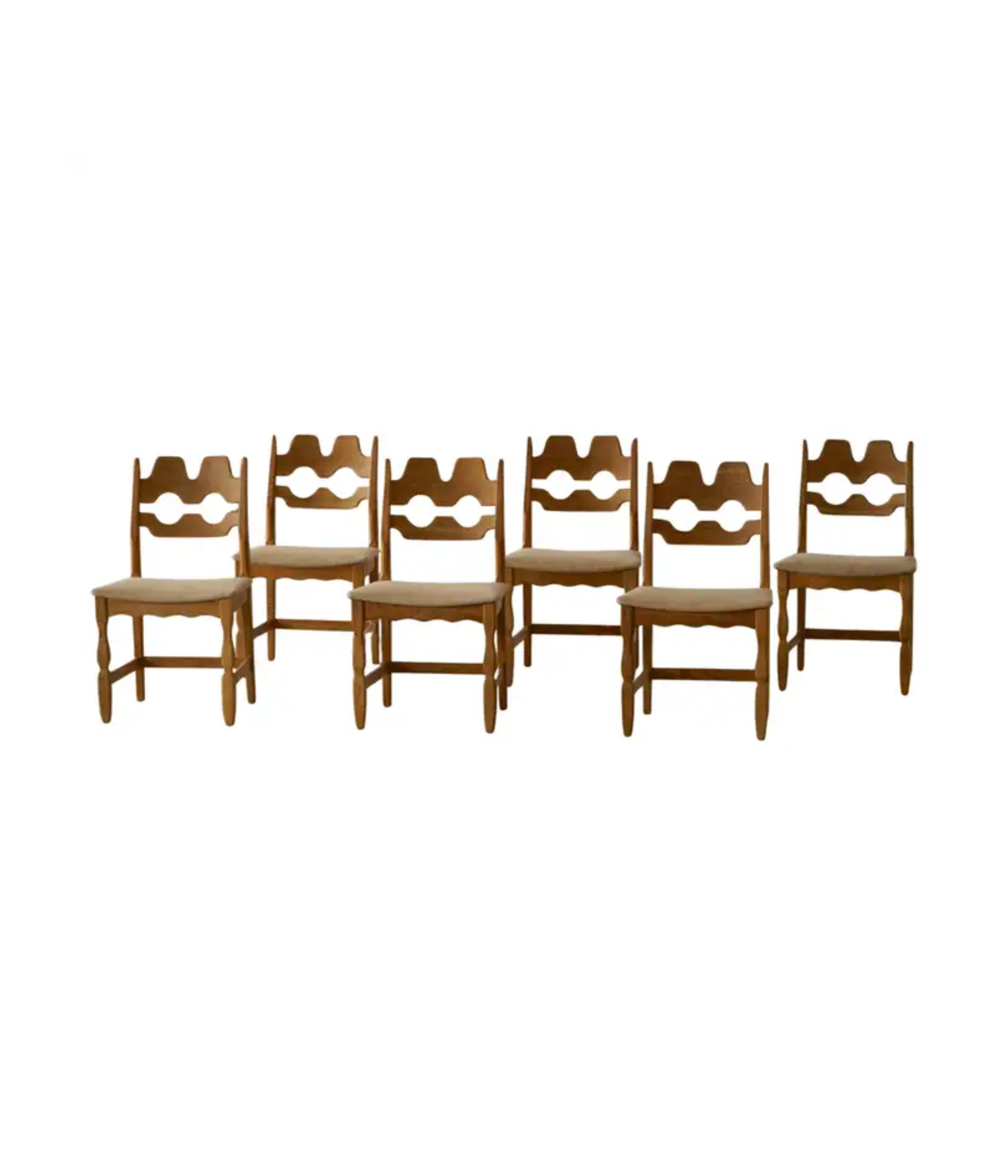 Set_of_6_Chairs,_Oak_&_Hessian_by_Henning_Kjærnulf,_Mid_Century_Modern,_1960s