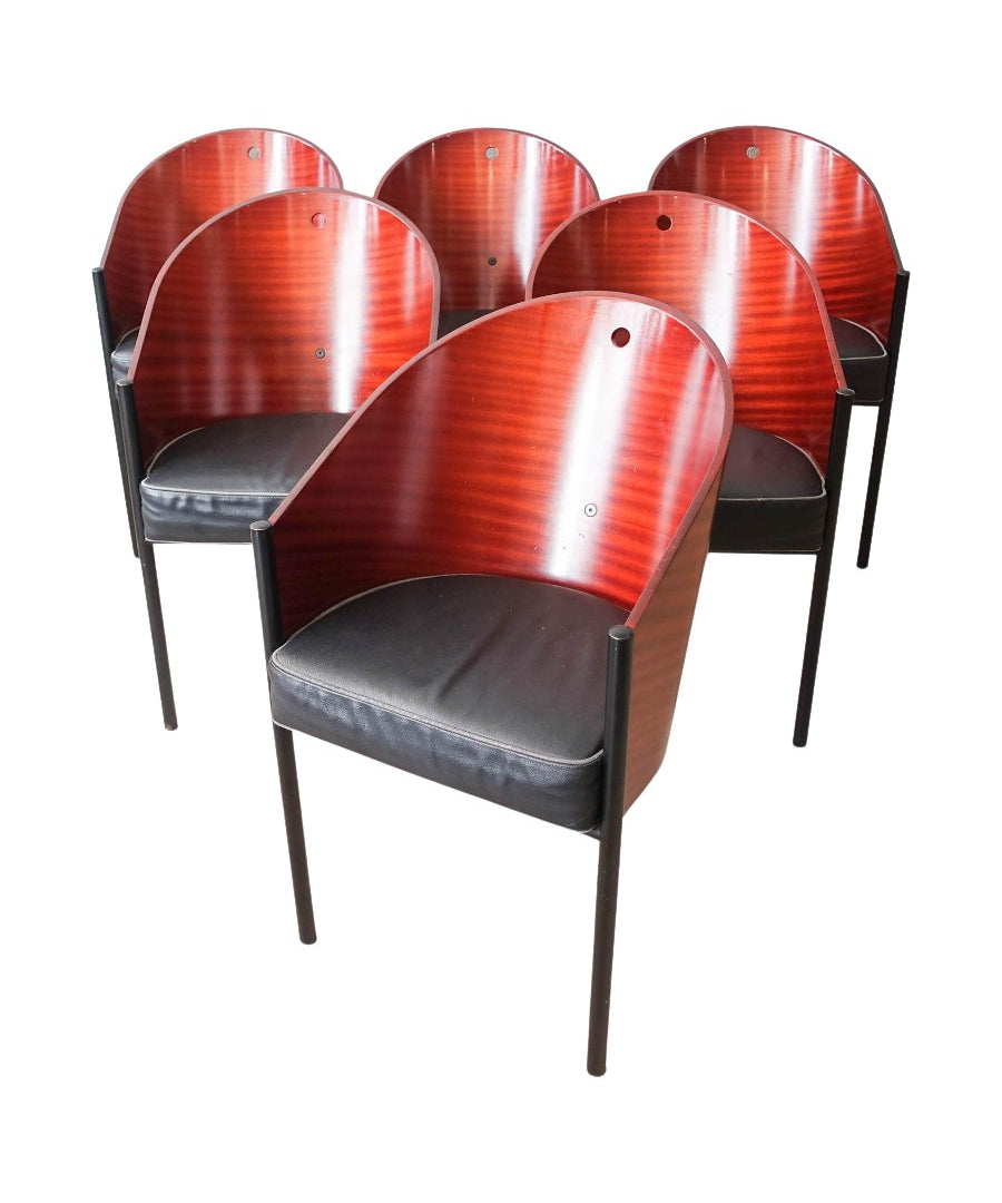 Set_of_6_Costes_Chairs_by_Philippe_Starck_for_Driade,_Postmodern_Design,_1981,_Italy