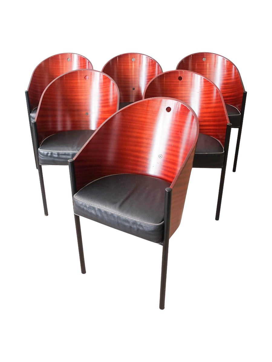 Set_of_6_Costes_Chairs_by_Philippe_Starck_for_Driade,_Postmodern_Design,_1981,_Italy