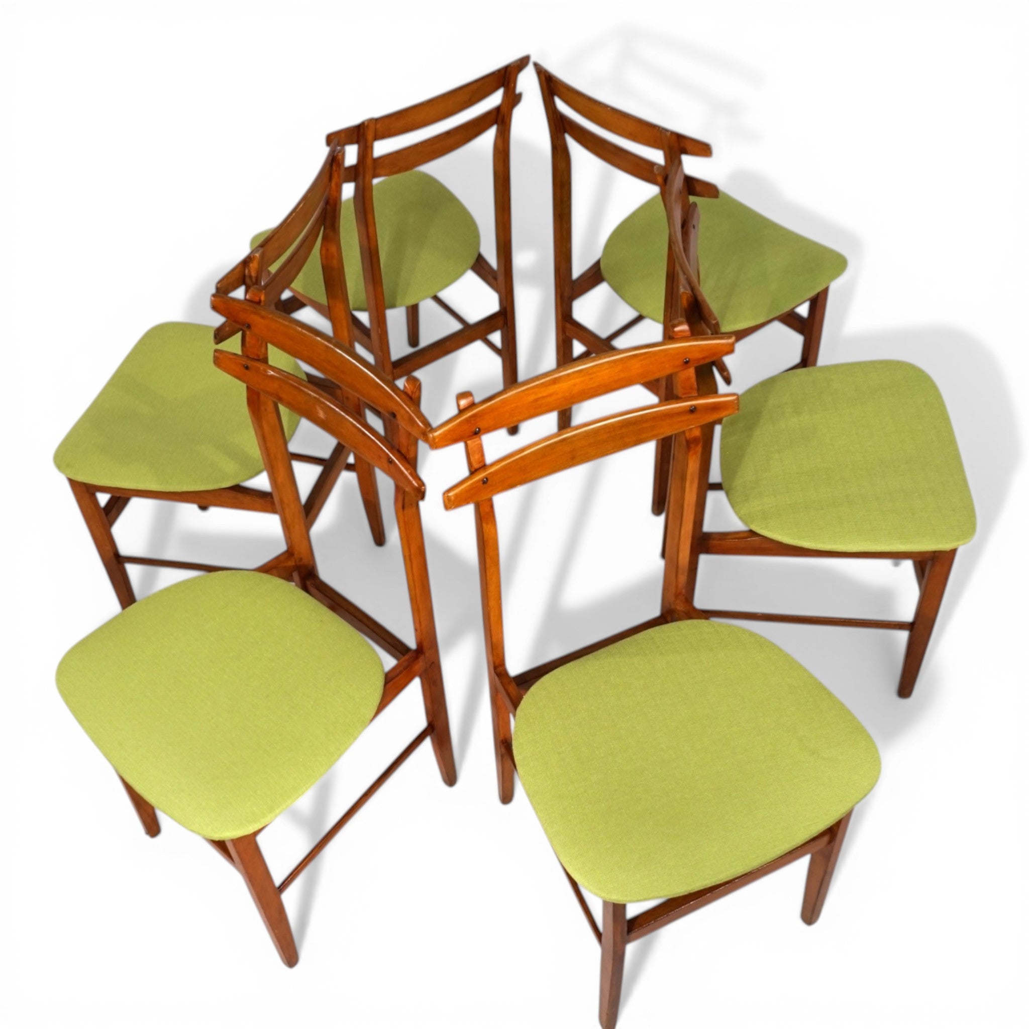 Set_of_6_Mid_Century_Dining_Chairs_by_Amma_Torino_with_Green_Upholstery,_Italy_1960s