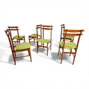 Set_of_6_Mid_Century_Dining_Chairs_by_Amma_Torino_with_Green_Upholstery,_Italy_1960s
