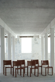 Set_of_6_Dining_Chairs_in_Brown/Red_Leather,_Tito_Agnoli,_Italian_Modern,_1970s
