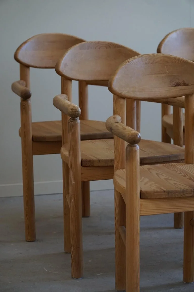 Set_of_6_Dining_Chairs_in_Solid_Pine,_Rainer_Daumiller,_Danish_Modern,_1970s