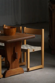 Set_of_6_Hans_Wegner_‘Koldinghus’_Chair_in_Beech,_Danish_Modern_Design
