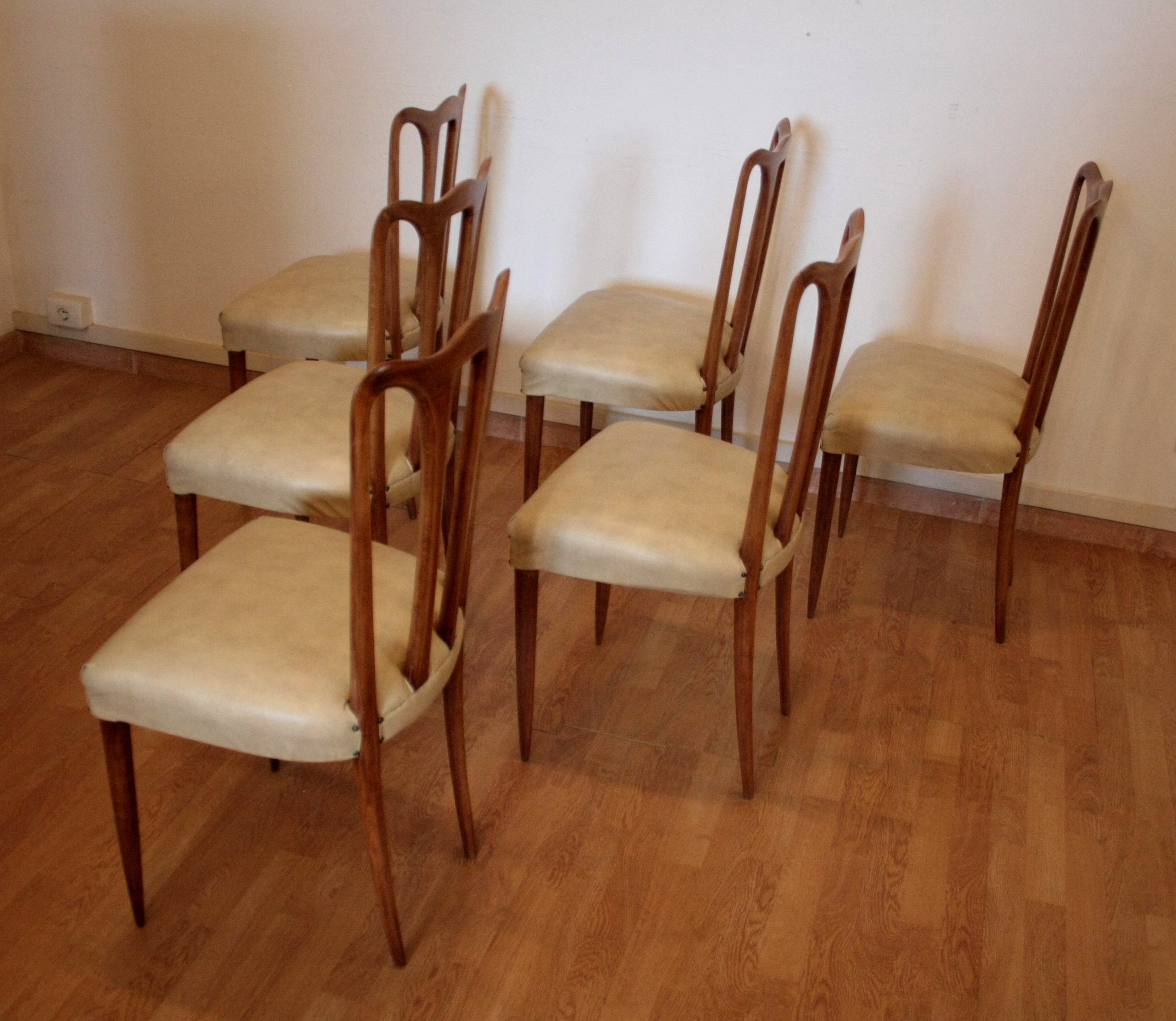 Set_of_6_mid-century_modern_chairs,_Italy,_1960