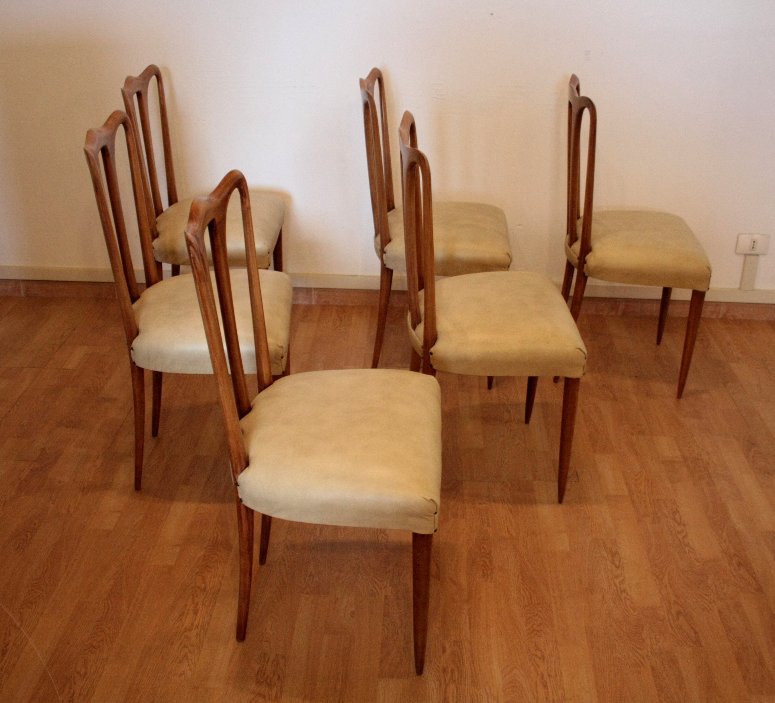 Set_of_6_mid-century_modern_chairs,_Italy,_1960